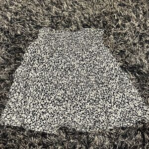 Women’s floral skirt (navy blue and white)